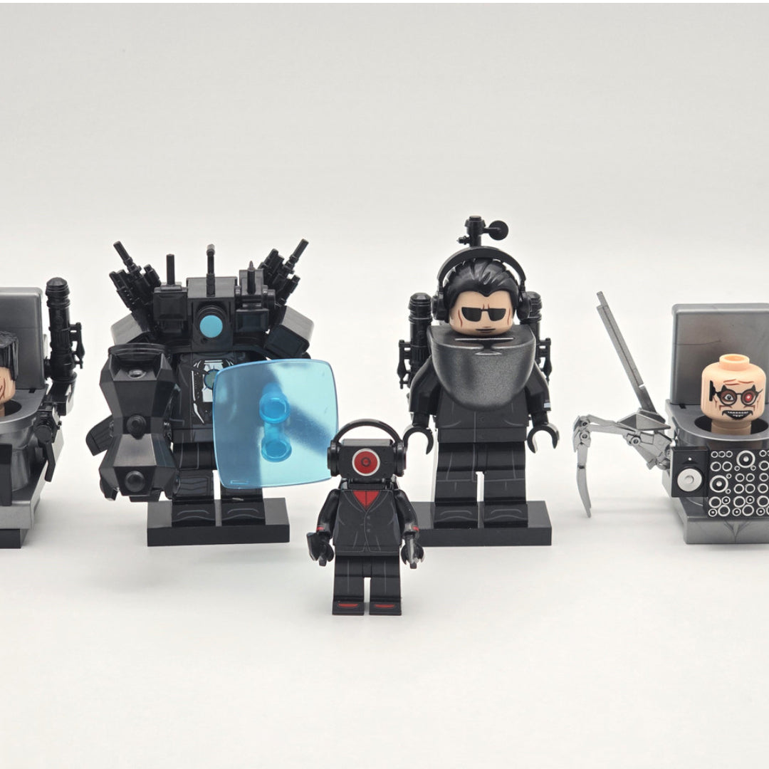 Toilet Man & Clock Man