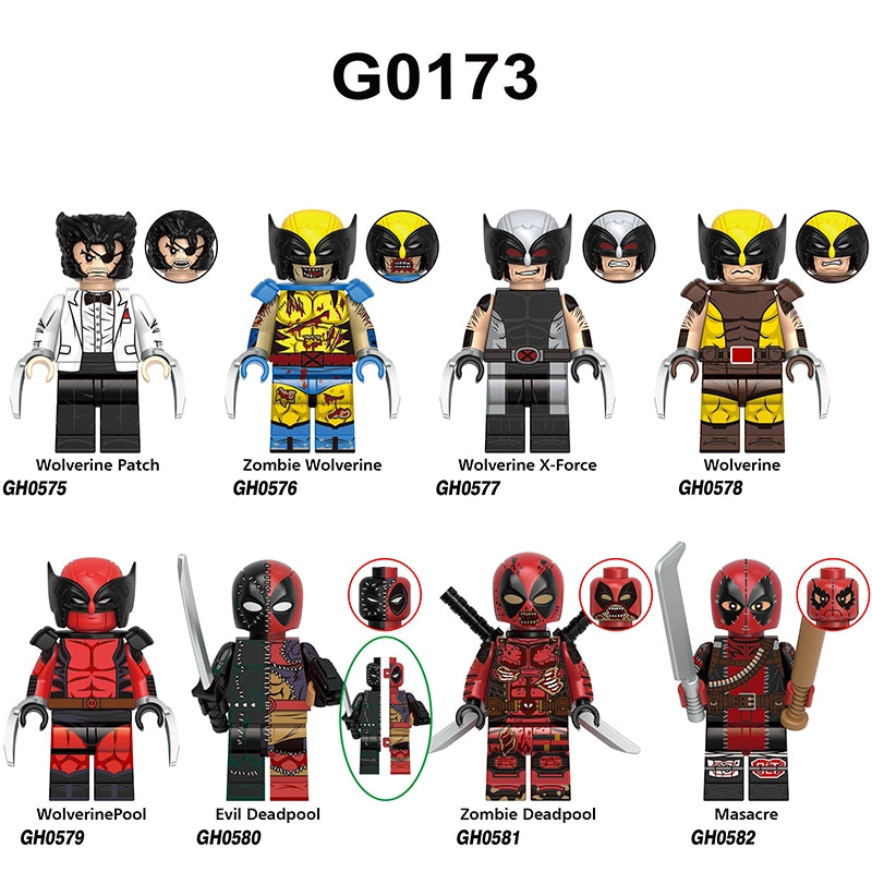 G0173 Superhero Building Blocks Assemble Your Movie Heroes