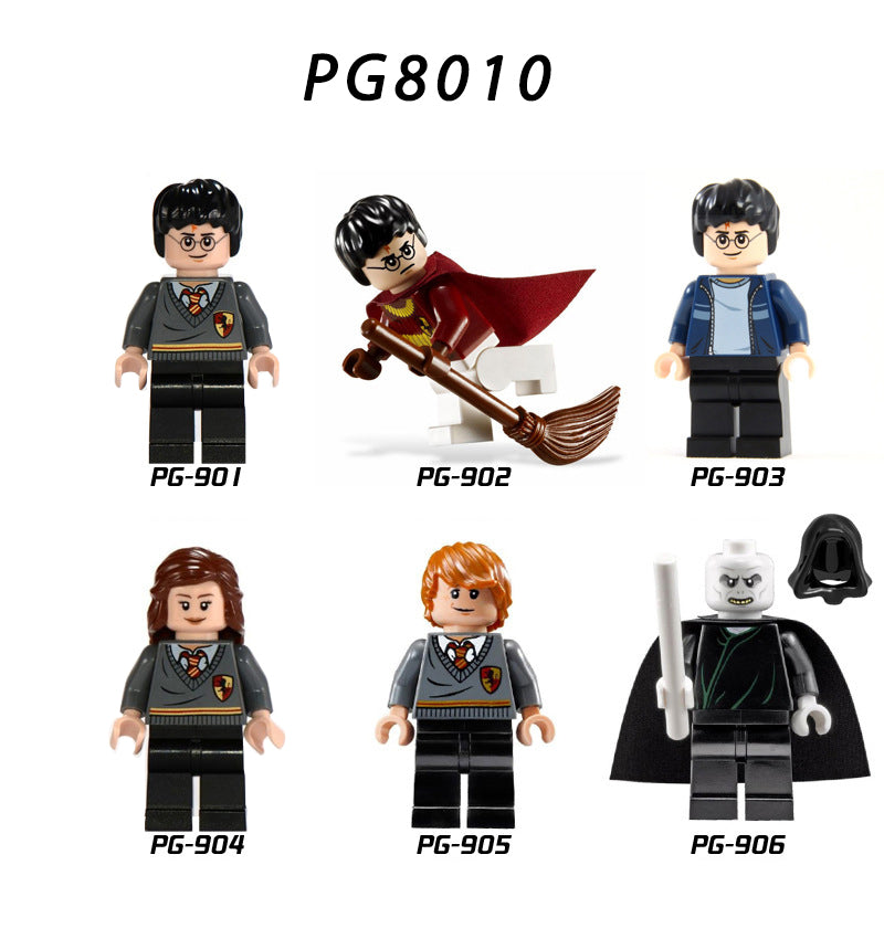 PG8010 Harry Potter Minifigures Building Blocks Hermione Granger Lord Voldemort Figures MOC Bricks Model Toys Gifts For Kids