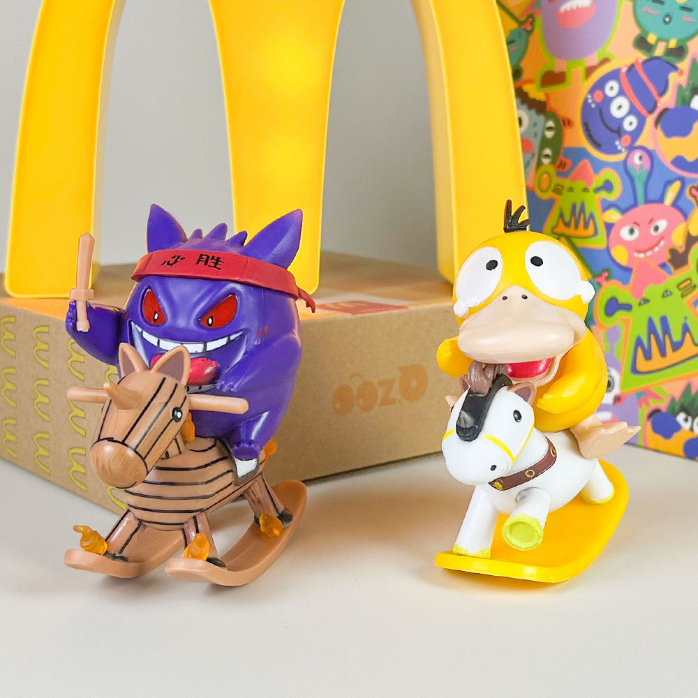 Collectible Pokemon Figures Wobbling Psyduck Gengar