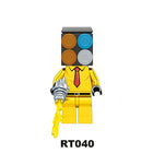 RT037-044 Web Anime Toilet Man Series Minifigs Building Blocks Audio Man TV Man Monitor Man Compatible Children Gifts Toys Boys