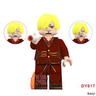 DY607-633 Luffy Ace Anime Rabbit Luffy Sanji Minifig Action Figures Building Blocks Hot Educational Cartoon Toys Children Gifts