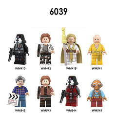 WM6039 Star Wars Series Luke Hansolo Minifigs Building Blocks Mandalorian Sith Infantry Action Figures Model Children Gifts Toys