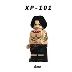 KT1013 One Piece Robin Sabo Minifig Building Blocks Brooke Ace Action Figures Cartoon Movie Model Children Toys Birthday Gifts