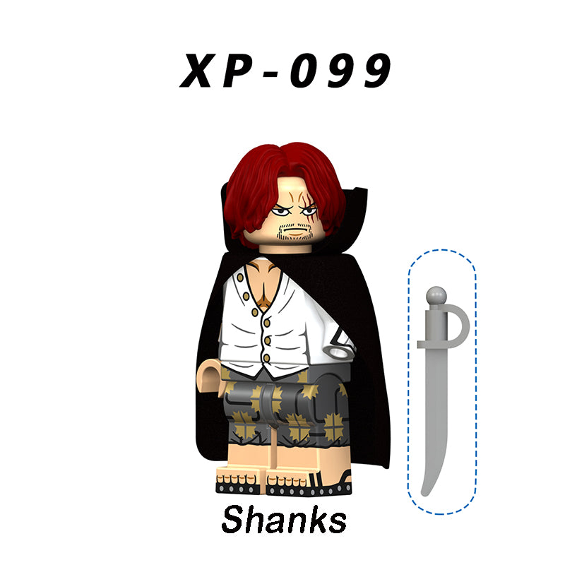 KT1013 One Piece Robin Sabo Minifig Building Blocks Brooke Ace Action Figures Cartoon Movie Model Children Toys Birthday Gifts