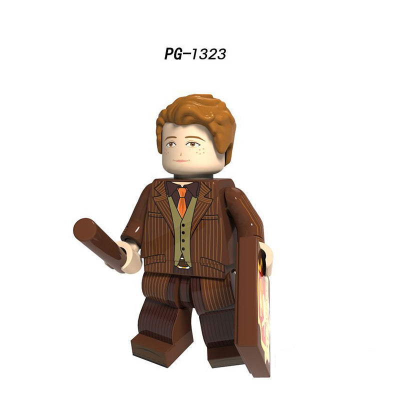 PG8155 Harry Potter Minifigures Building Blocks Lord Voldemort Malfoy Luna Figures MOC Bricks Model Toys Gifts For Children