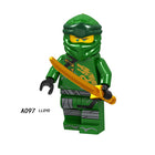 A090-097 Cole Jay Chokun Zane Chop'Rai Kai Lloyd Nya Cartoon Game Minifigures Building Blocks Mini Action Figures Assemble MOC DIY Weapon Sword Game Bricks Educational Toys Gift for Children Boys Kids