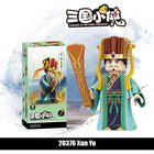 20369-20376Three Kingdoms Soldier Pang Yu Building Blocks Army Action Figures Minifigs Weapons Legion Kids Gifts Toys Decool