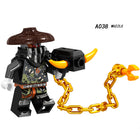 A033-040 Enter the Ninjanomicon Masters of Spinjitzu Cartoon Game Minifigures Building Blocks Iron Baron Lloyd Master of the Golden Dragon Chew Harumi Nya Muzzle Wu Teen Action Mini Figures Assemble MOC DIY Weapon Game Bricks Educational Toys Gift Boys