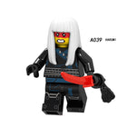 A033-040 Enter the Ninjanomicon Masters of Spinjitzu Cartoon Game Minifigures Building Blocks Iron Baron Lloyd Master of the Golden Dragon Chew Harumi Nya Muzzle Wu Teen Action Mini Figures Assemble MOC DIY Weapon Game Bricks Educational Toys Gift Boys