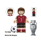 TV6507 Football Star Virgil Van Dijk Toni Kroos Anime Minifigs Building Blocks Bellingham Alvaro Morata Boys Toys Gifts Children