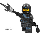 A033-040 Enter the Ninjanomicon Masters of Spinjitzu Cartoon Game Minifigures Building Blocks Iron Baron Lloyd Master of the Golden Dragon Chew Harumi Nya Muzzle Wu Teen Action Mini Figures Assemble MOC DIY Weapon Game Bricks Educational Toys Gift Boys