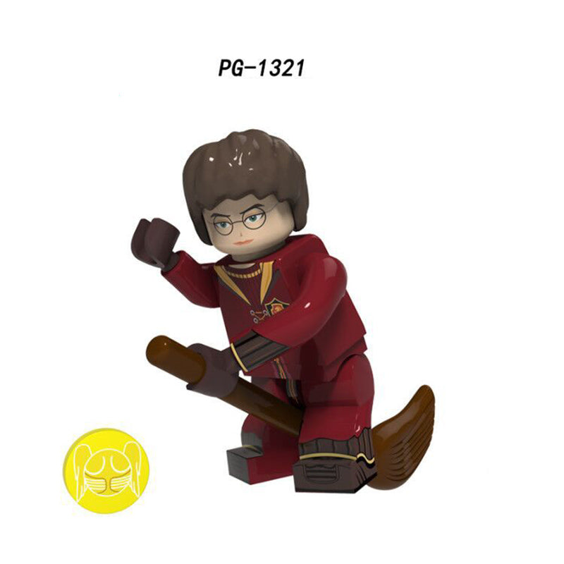 PG8155 Harry Potter Minifigures Building Blocks Lord Voldemort Malfoy Luna Figures MOC Bricks Model Toys Gifts For Children