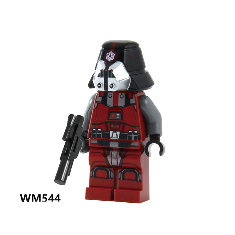 WM6039 Star Wars Series Luke Hansolo Minifigs Building Blocks Mandalorian Sith Infantry Action Figures Model Children Gifts Toys