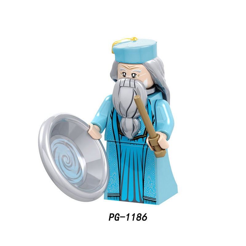 PG8173 Harry Potter Minifigures Building Blocks Lord Voldemort Malfoy Dumbledore Figures MOC Bricks Model Toys Gifts For Kids