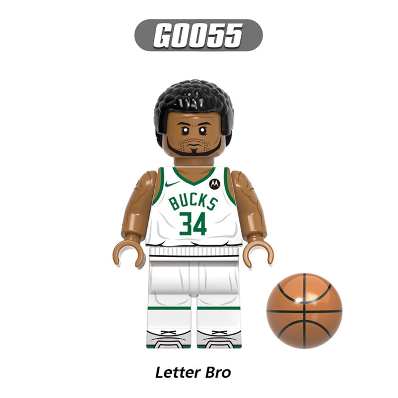 G0107 World Cup Soccer Player Minifigs Building Blocks Football Athletes Figures Kobe James Models Collection Toys Gift Children