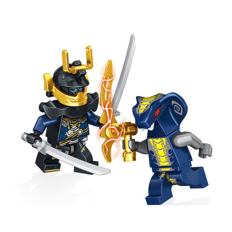 31035 Enter the Ninjanomicon Masters of Spinjitzu Cartoon Game Minifigures Building Blocks 24 pcs Set Ninja Jay Zane Kal Lloyd Niya Cole Master Wu Mini Figures Assemble MOC DIY Weapon Game Bricks Educational Toys Gift for Children Boys Kids