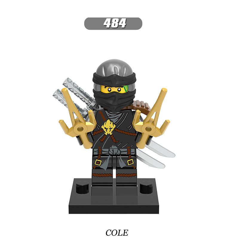X0143 Enter the Ninjanomicon Masters of Spinjitzu Cartoon Game Minifigures Building Blocks Pythor Jay Kai Lloyd Kozu Cole Zane Nya Action Mini Figures Assemble Bricks Educational Toys for Children Boys