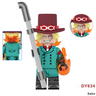DY605-634 Animation One Piece Nika Luffy Sanji Ace Minifigs Assembling Action Figures Yamato Perona Building Blocks Children Toys