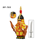 KT1095 Medieval Series Qing dynasty Soliders Minifigs Building Blocks Weapon Army Knight Jaime Lannister Meryn Trant Toys Gifts