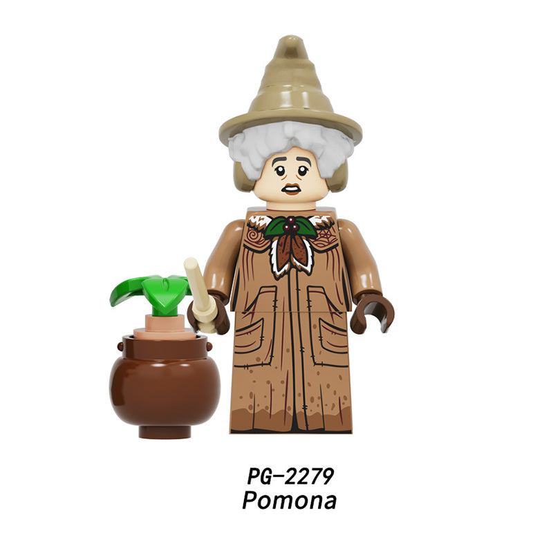 PG8286 Harry Potter Minifigures Building Blocks James Potter Lily Pomona Figures MOC Bricks Model Toys Gifts For Children