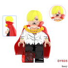 DY605-634 Animation One Piece Nika Luffy Sanji Ace Minifigs Assembling Action Figures Yamato Perona Building Blocks Children Toys
