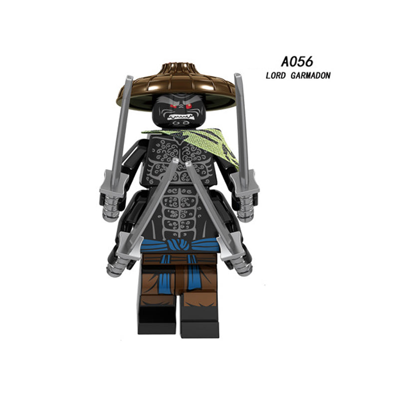 A049-056 Enter the Ninjanomicon Masters of Spinjitzu Cartoon Game Minifigures Building Blocks Slithraa Snike Chokun Snappa Lord Garmadon Master Wu Four Eyes Shark Army Jelly Action Mini Figures Assemble MOC DIY Weapon Sword Game Bricks Educational Toys