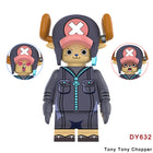 DY605-634 Animation One Piece Nika Luffy Sanji Ace Minifigs Assembling Action Figures Yamato Perona Building Blocks Children Toys