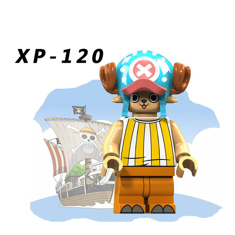 XP119 XP120 One Piece Japanese Anime Tony Tony Chopper Minifigs Action Figure Building Blocks Cartoon Movie Model Kids Birthday Gift