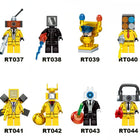 RT037-044 Web Anime Toilet Man Series Minifigs Building Blocks Audio Man TV Man Monitor Man Compatible Children Gifts Toys Boys