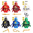  EG181-186 Phantom Ninja Game Series Weapon Minifigs Building Blocks Accessories Shield Sword Lloyd Nya Smith Compatible Toys Boys