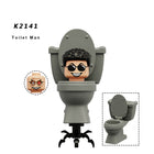 K2141-2143 Web Anime Series Monitor Minifigs Building Blocks Sound Man TV Person Weapon Gun Swords Chainsaw Toys Boys
