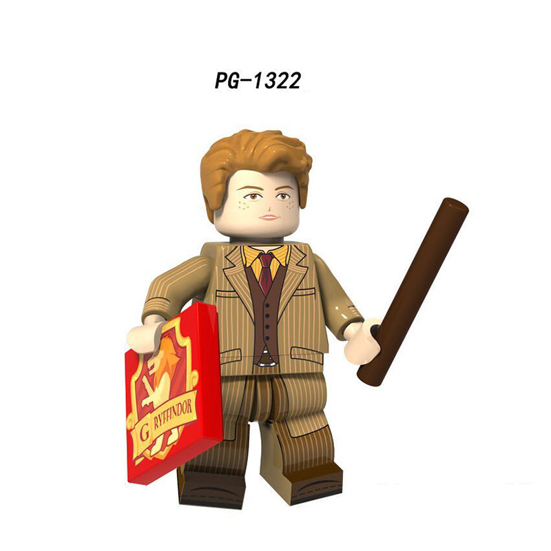 PG8155 Harry Potter Minifigures Building Blocks Lord Voldemort Malfoy Luna Figures MOC Bricks Model Toys Gifts For Children