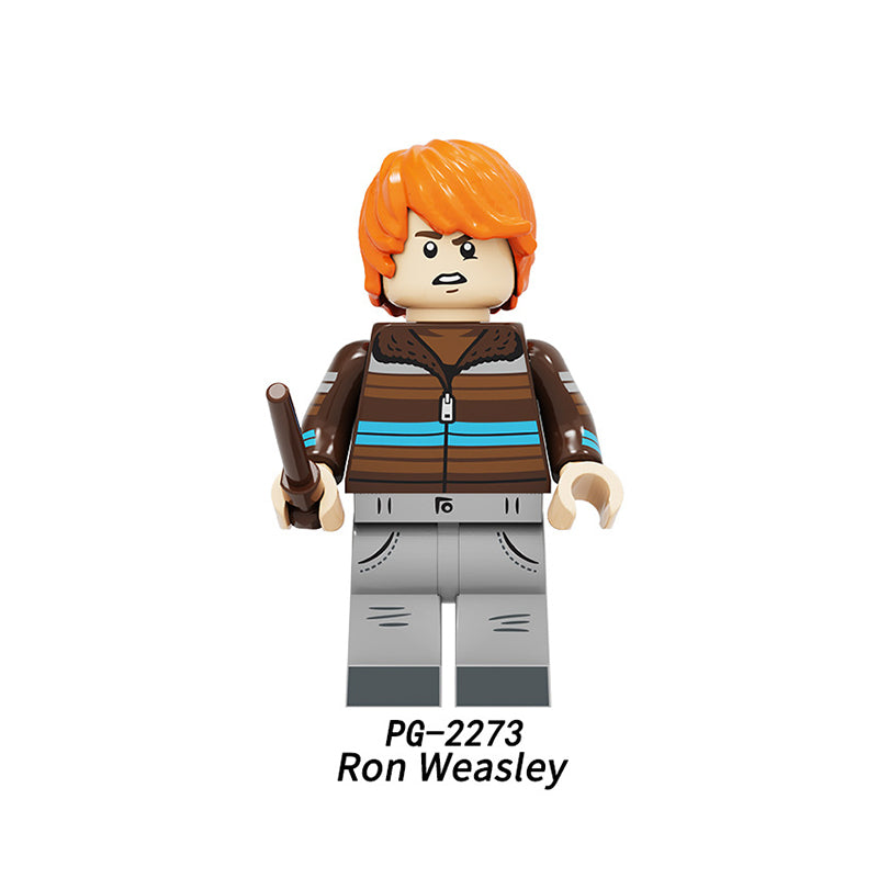 PG8285 Harry Potter Minifigures Building Blocks Hermione Ginny Ron Weasley Figures MOC Bricks Model Toys Gifts For Children