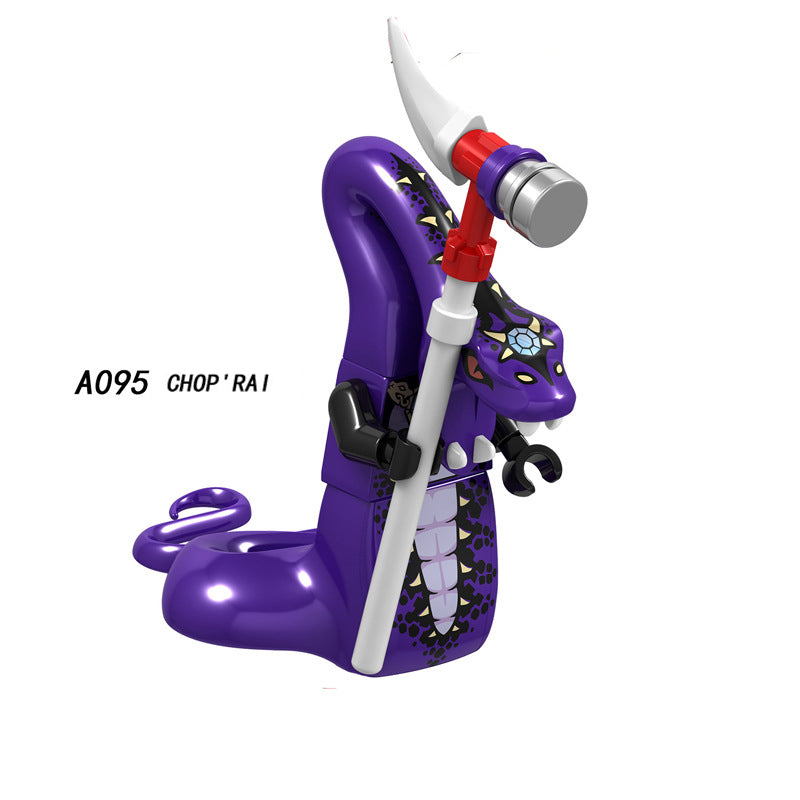 A090-097 Cole Jay Chokun Zane Chop'Rai Kai Lloyd Nya Cartoon Game Minifigures Building Blocks Mini Action Figures Assemble MOC DIY Weapon Sword Game Bricks Educational Toys Gift for Children Boys Kids