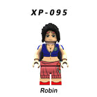 KT1013 One Piece Robin Sabo Minifig Building Blocks Brooke Ace Action Figures Cartoon Movie Model Children Toys Birthday Gifts