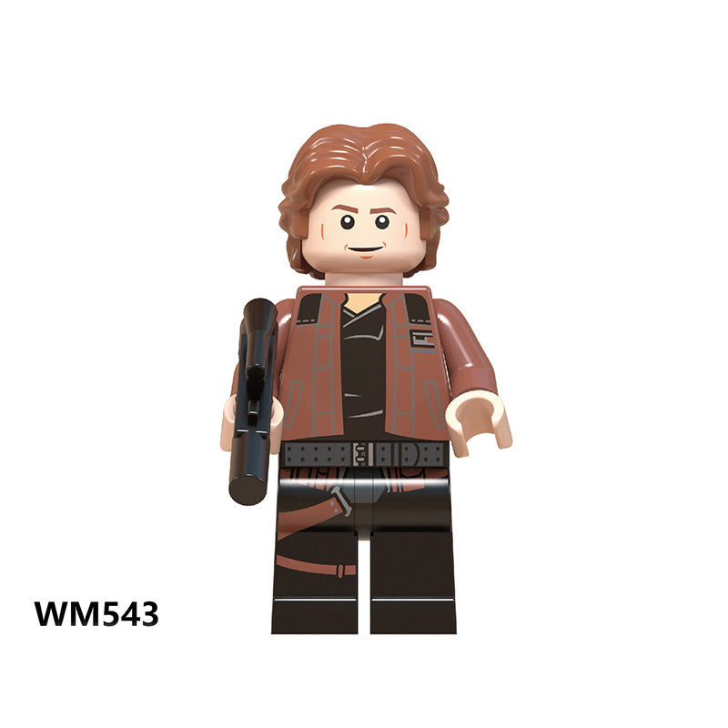 WM6039 Star Wars Series Luke Hansolo Minifigs Building Blocks Mandalorian Sith Infantry Action Figures Model Children Gifts Toys