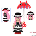 DY605-634 Animation One Piece Nika Luffy Sanji Ace Minifigs Assembling Action Figures Yamato Perona Building Blocks Children Toys