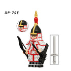 KT1095 Medieval Series Qing dynasty Soliders Minifigs Building Blocks Weapon Army Knight Jaime Lannister Meryn Trant Toys Gifts