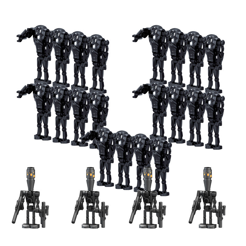 YMX012 Star Wars Minifigs Building Blocks Action Mini Figures Assemble MOC DIY Weapon Game Bricks Educational Toys Gift Children Boys