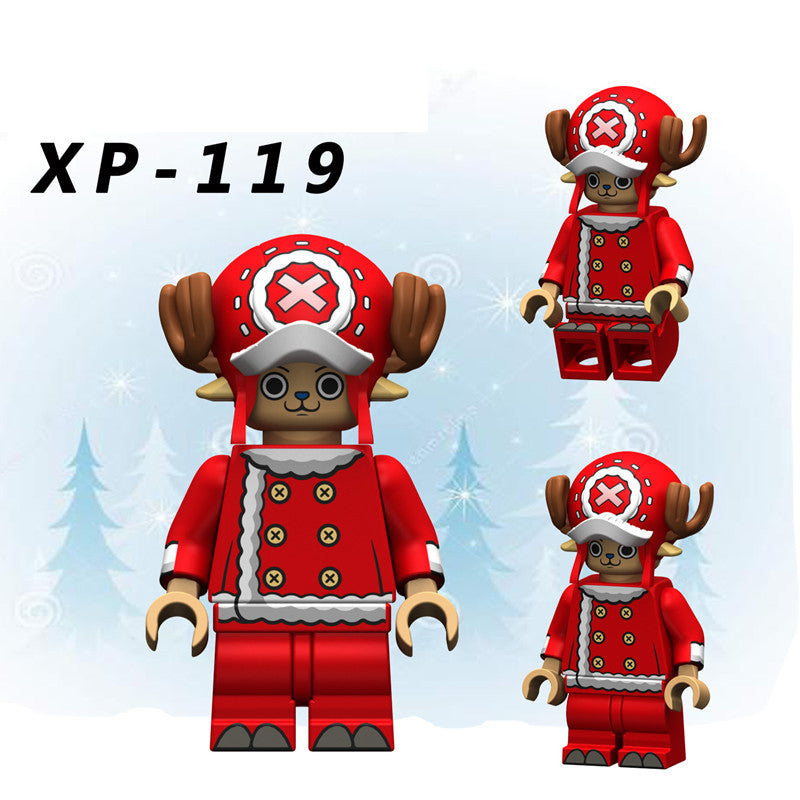 XP119 XP120 One Piece Japanese Anime Tony Tony Chopper Minifigs Action Figure Building Blocks Cartoon Movie Model Kids Birthday Gift