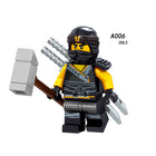 A001-008 Phantom Ninja Game Series Minifigs Building Blocks Weapon Accessories Shield Sword Lloyd Nya Smith Compatible Toys Boys