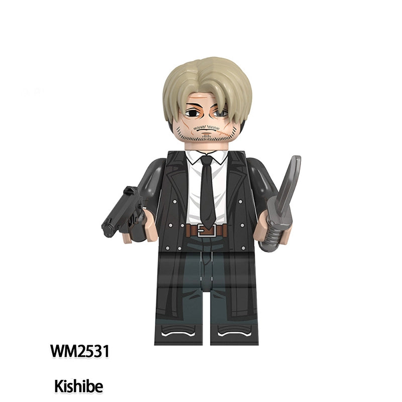 WM6159 Chainsaw Man Building Block Toy Set Denji Kishibe