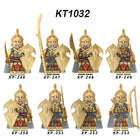 KT1032 Lord Noldo Warrior Golodh Helmet Shield Medieval Knight Soliders Accessories Action Figures Building Blocks Kids Toys Gifts