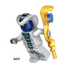 A025-032 Enter the Ninjanomicon Masters of Spinjitzu Cartoon Game Minifigures Building Blocks Chop'Rai Snake Chokun Action Mini Figures Assemble DIY Bricks Educational Toys Gift for Children
