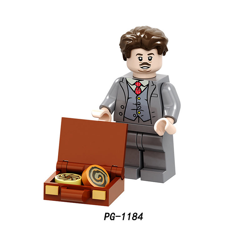 PG8173 Harry Potter Minifigures Building Blocks Lord Voldemort Malfoy Dumbledore Figures MOC Bricks Model Toys Gifts For Kids