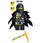  EG181-186 Phantom Ninja Game Series Weapon Minifigs Building Blocks Accessories Shield Sword Lloyd Nya Smith Compatible Toys Boys