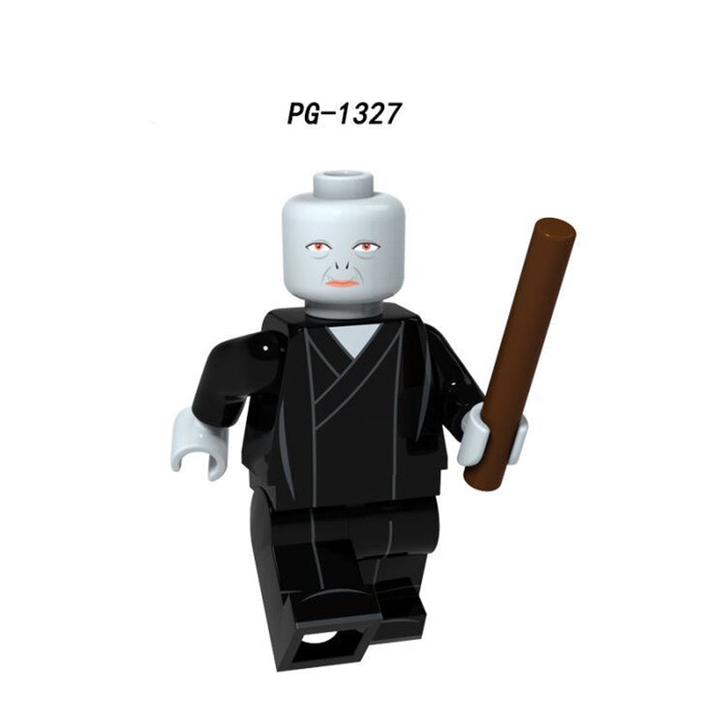 PG8155 Harry Potter Minifigures Building Blocks Lord Voldemort Malfoy Luna Figures MOC Bricks Model Toys Gifts For Children