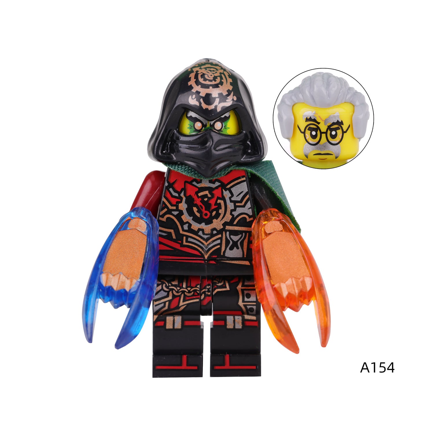 A151-158 Phantom Ninja Game Series Weapon Minifigs Building Blocks Accessories Shield Sword Lloyd Nya Smith Compatible Toys Boys