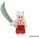DXMH535A DXMH535B InuYasha Series Rumiko Takahashi Anime Dracule Higurashi Kagome Action Figure Building Blocks Decoration Children Gift